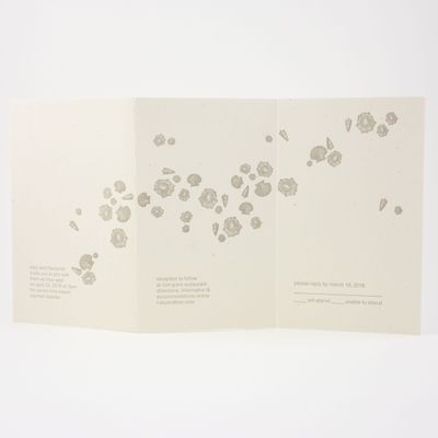 Gathered Shells Wedding Invitation