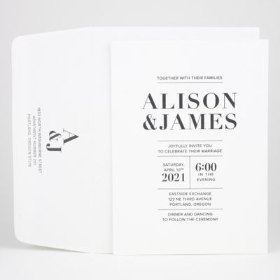 Alison Wedding Invitation