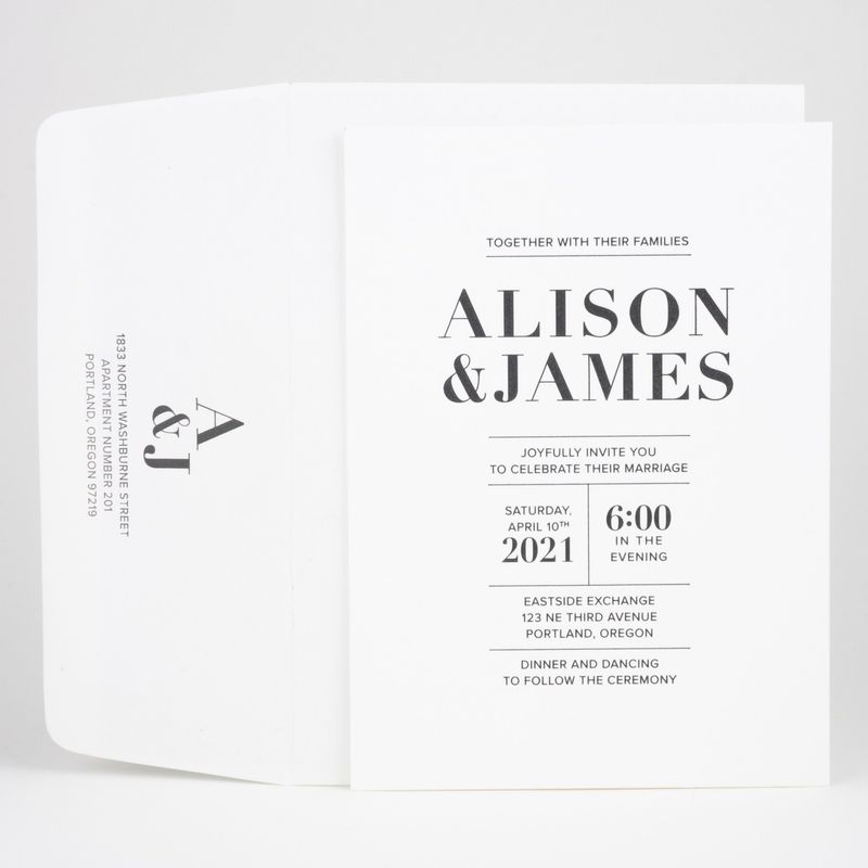 Alison Wedding Invitation