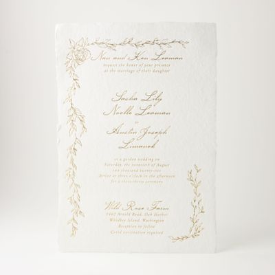 Sasha Wedding Invitation