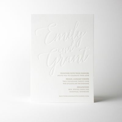 Emily Wedding Invitation