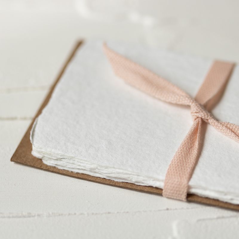 Oblation White Handmade Paper Pack