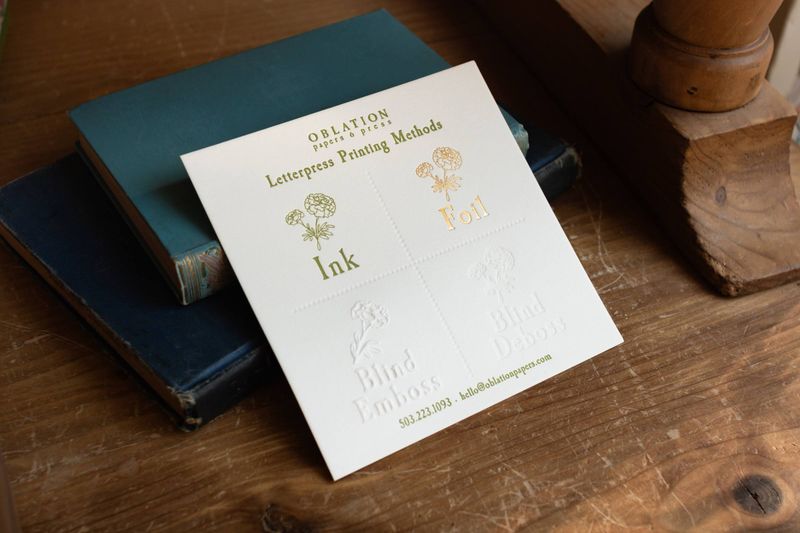 Paper, Inks &amp; Finishes