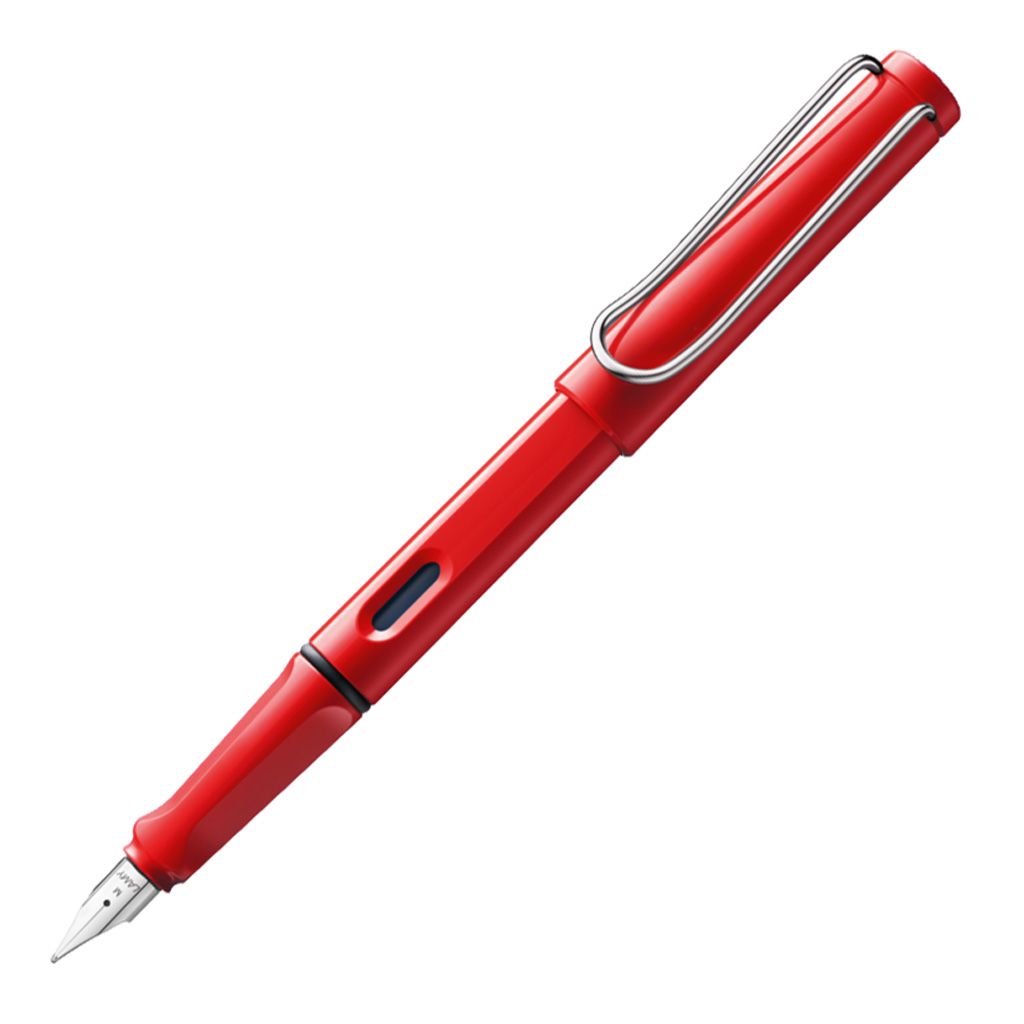Lamy Safari Red Fountain Pen, Nib Size: Extra Fine