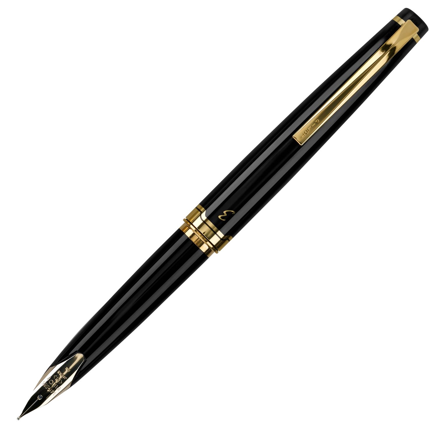 Pilot E95S Black Fountain Pen, Nib Size: Fine