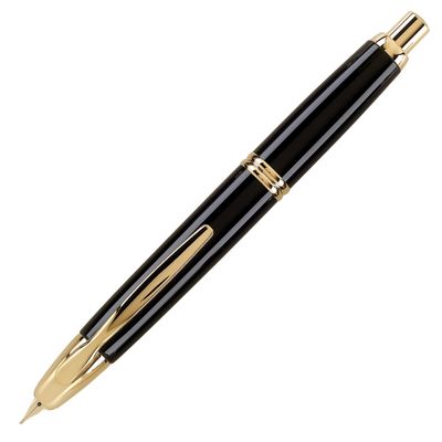 Pilot Vanishing Point Black &amp; Gold Fountain Pen