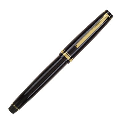 Pilot Falcon Black and Gold Fountain Pen
