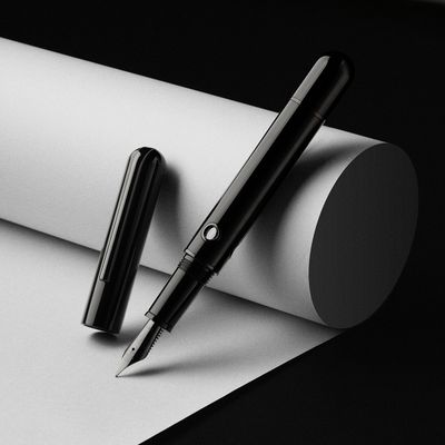 Nahvalur Nautilus Cephalopod Black Ebonite Fountain Pen