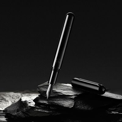 Nahvalur Nautilus Cephalopod Black Ebonite Fountain Pen