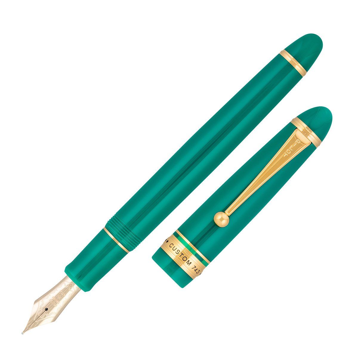 Pilot Custom 743 Verdigris Fountain Pen