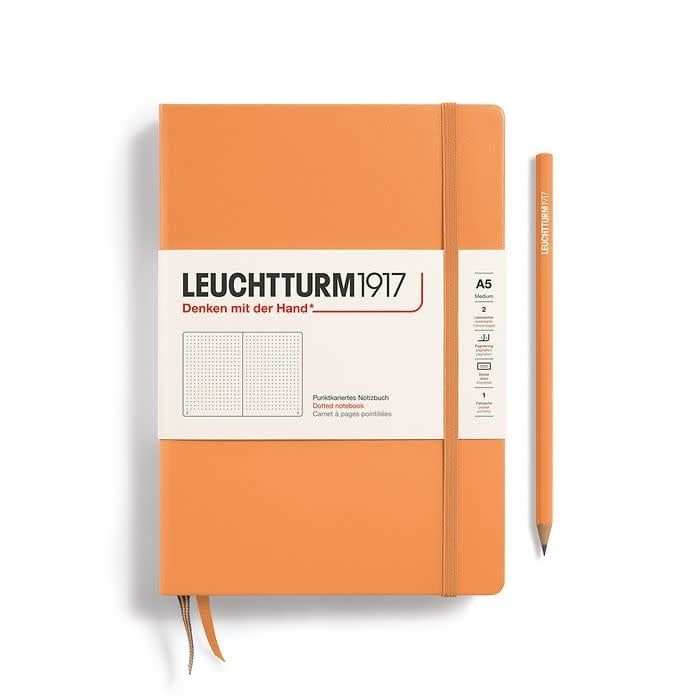 Leuchtturm1917 A5 Medium Hardcover Notebook - Apricot, Ruling: Dot Grid