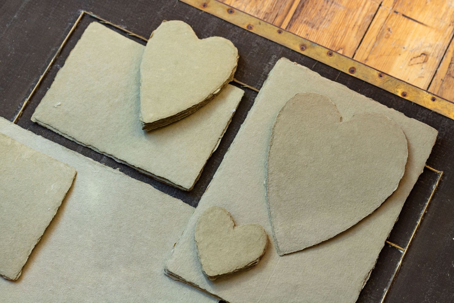 Oblation Olive Handmade Paper