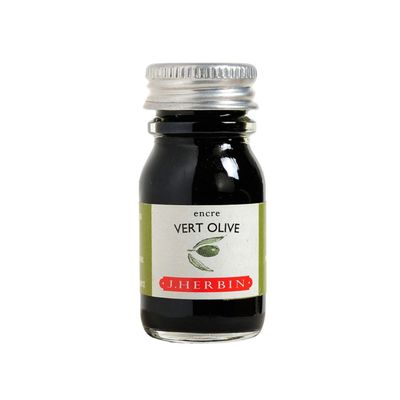 J. Herbin Vert Olive Bottled Ink (10ml)