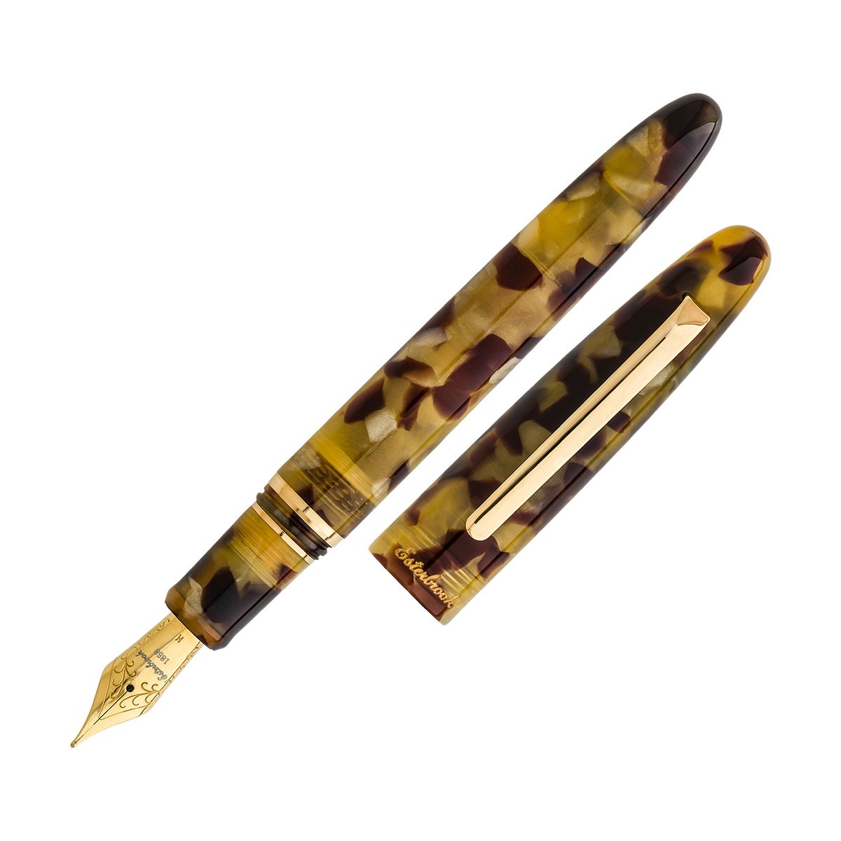 Esterbrook Estie Tortoise Gold Fountain Pen, Nib Size: Medium