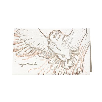 Magic & Wonder Holiday Menagerie Greeting Letterpress Card