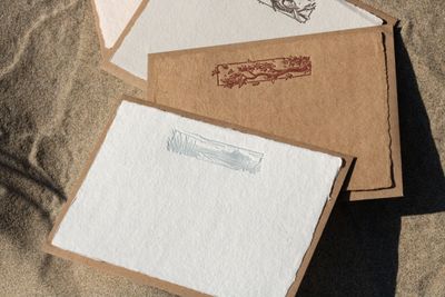 Oblation Seagrass Handmade Paper Correspondence Note