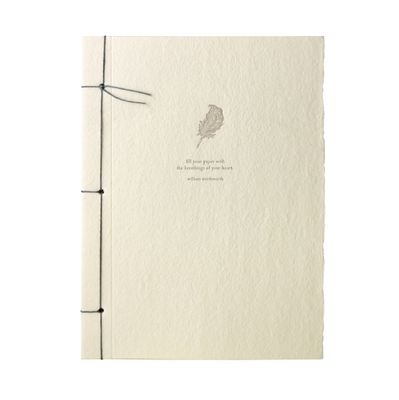 Oblation Handmade Paper Journal - William Wordsworth
