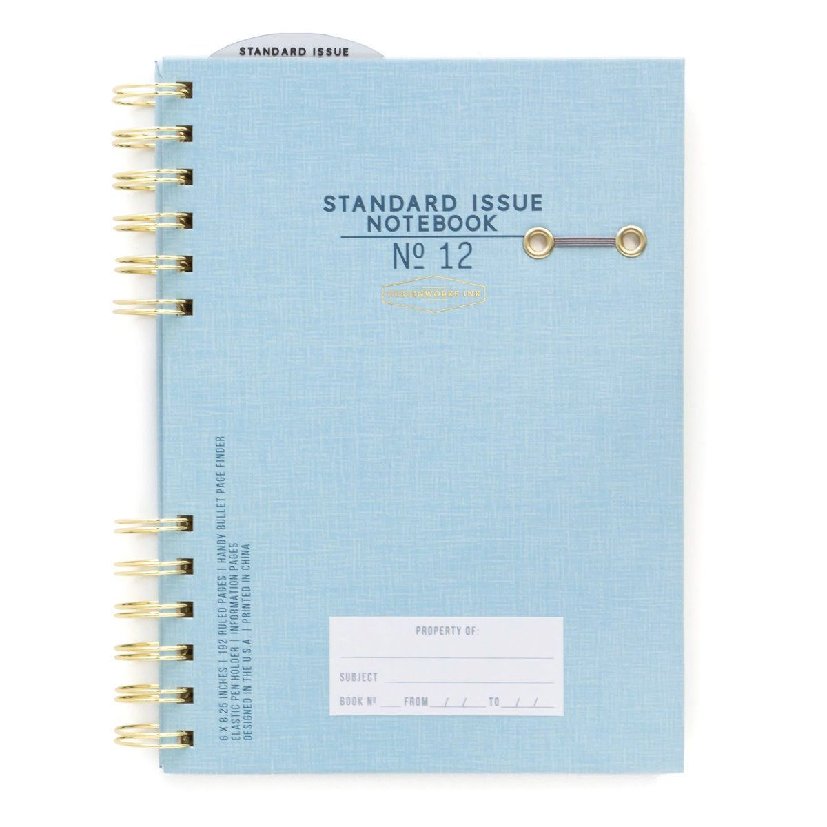 Standard Issue Notebook No. 12 - Blue