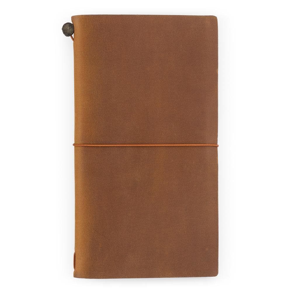 TRAVELER’S COMPANY – Traveler’s Notebook – Camel (Regular Size)