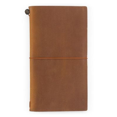 TRAVELER’S COMPANY – Traveler’s Notebook – Camel (Regular Size)