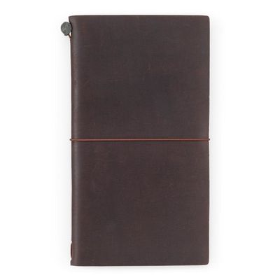 TRAVELER’S COMPANY – Traveler’s Notebook – Brown (Regular Size)