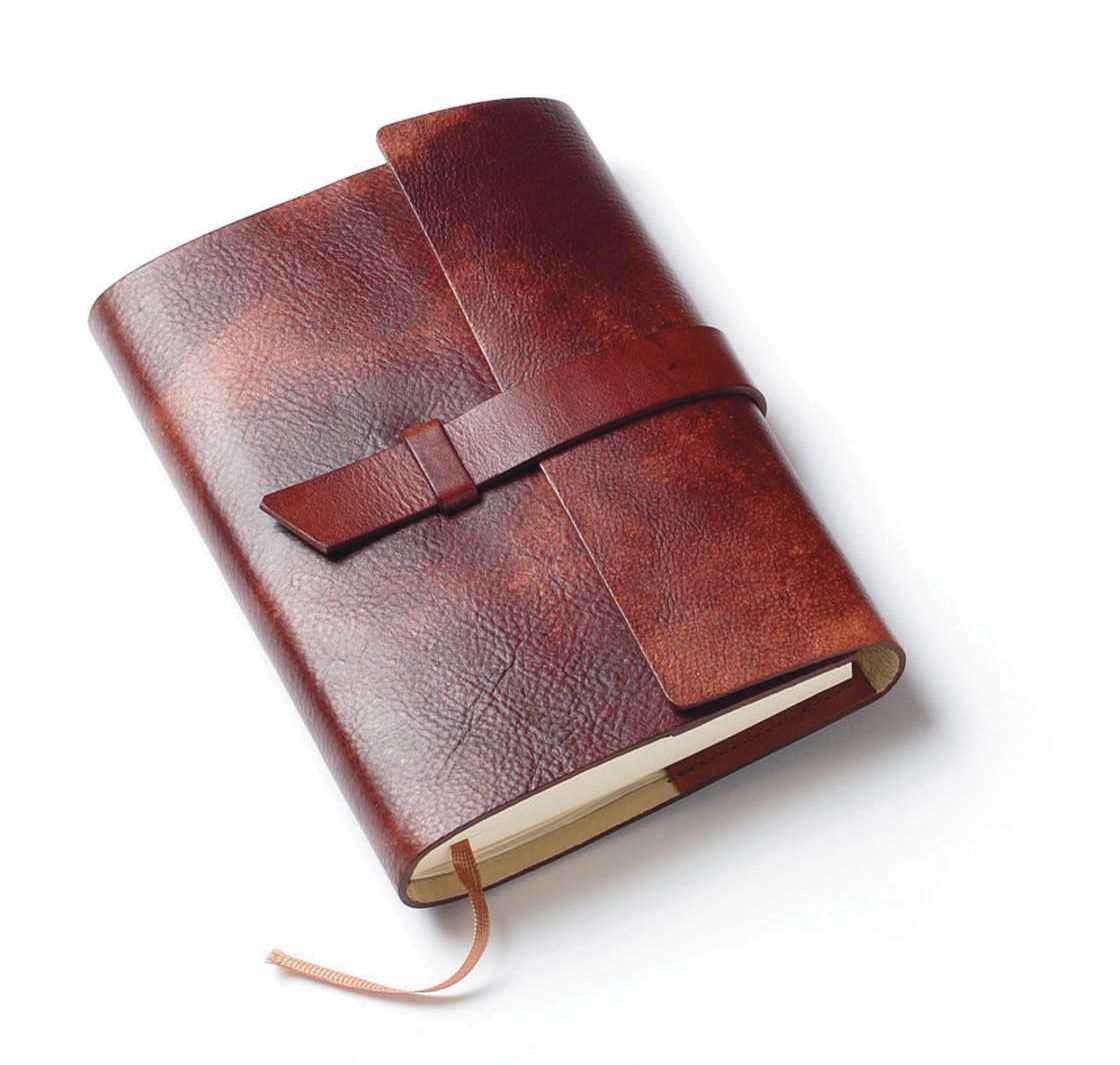 Fiorentina Francescano Refill Leather Journal 5x7 Brown