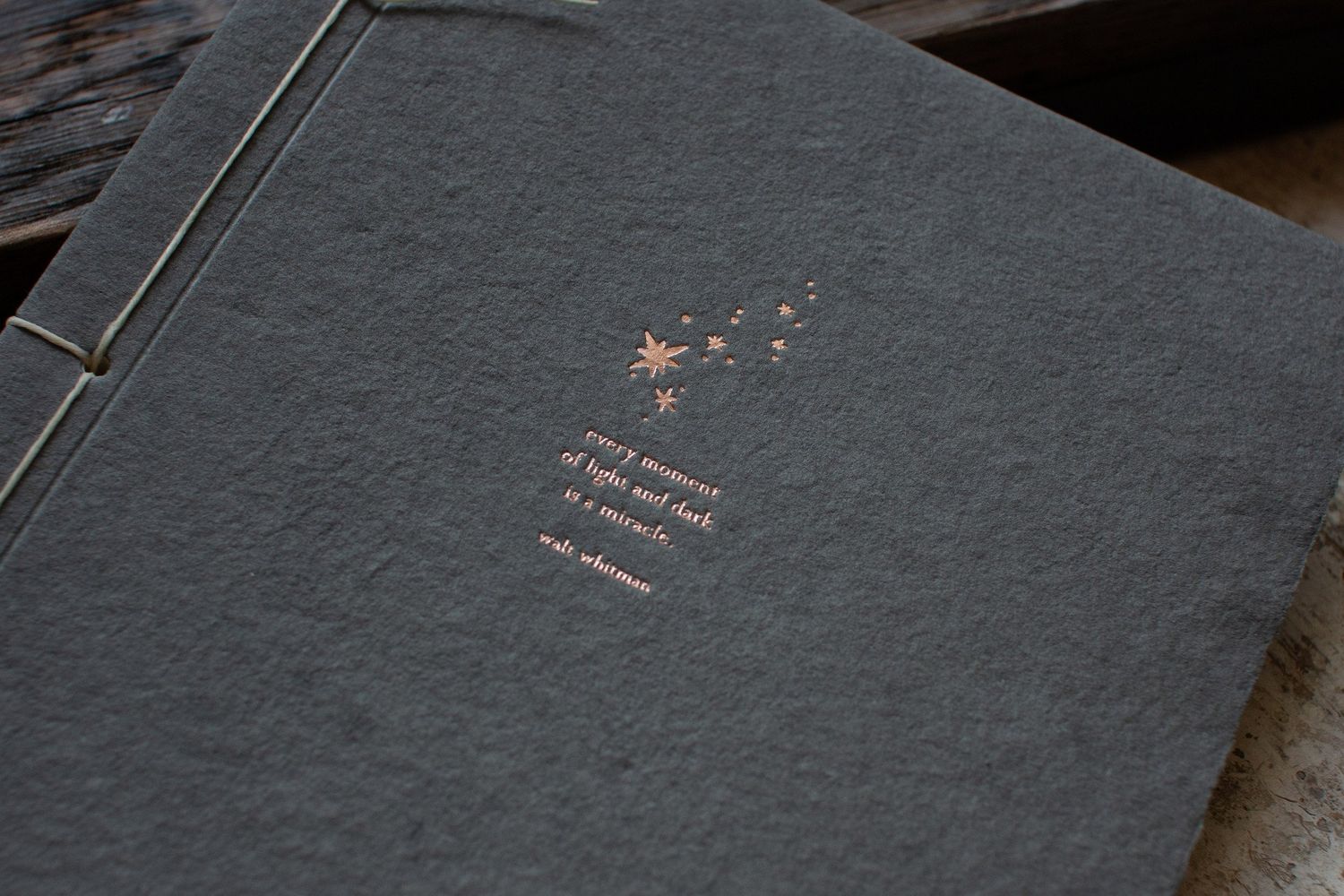 Oblation Handmade Paper Journal - Walt Whitman