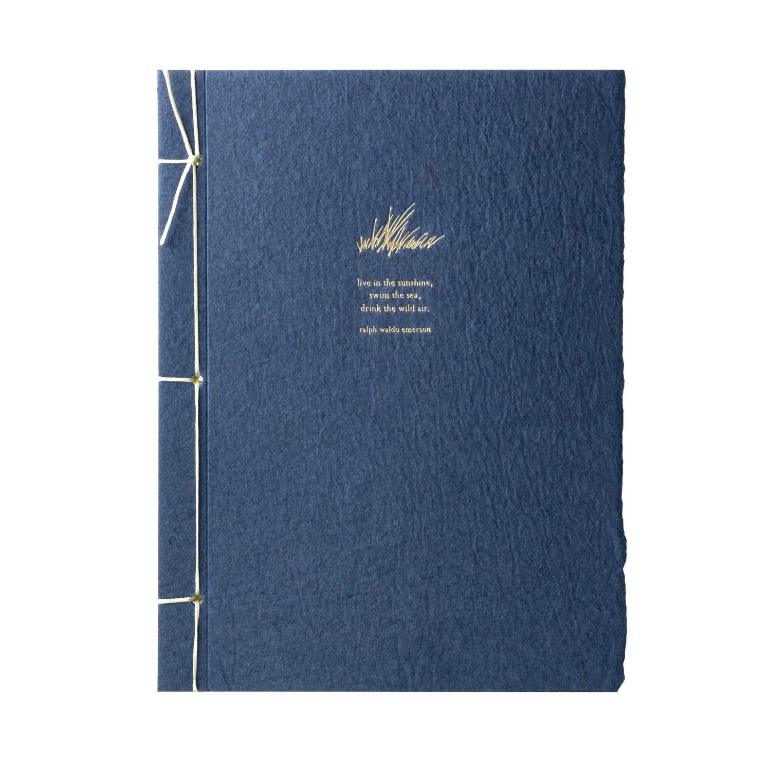 Oblation Handmade Paper Journal - Ralph Waldo Emerson