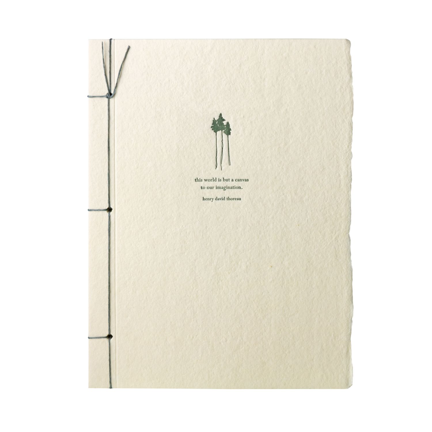 Oblation Handmade Paper Journal - Henry David Thoreau