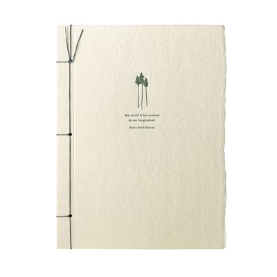 Oblation Handmade Paper Journal - Henry David Thoreau