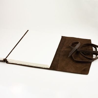 Medieval Amalfi Dark Brown Leather Journal - Large