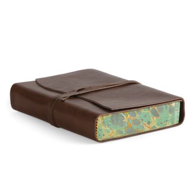 Roma Lussa Chocolate Leather Journal 5x7"