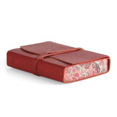 Roma Lussa Red Leather Journal 5x7"