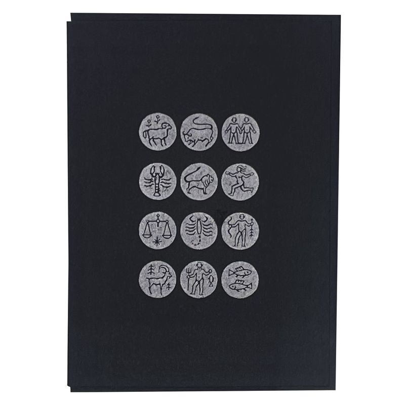 Birth Signs Letterpress Greeting Card