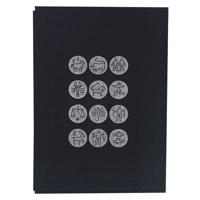 Birth Signs Letterpress Greeting Card