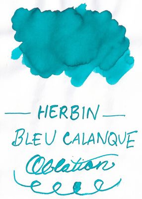 J. Herbin Bleu Calanque Bottled Ink (10ml)
