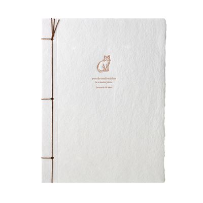 Oblation Handmade Paper Journal - Leonardo Da Vinci