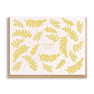 Floral Thank You Letterpress Boxed Cards