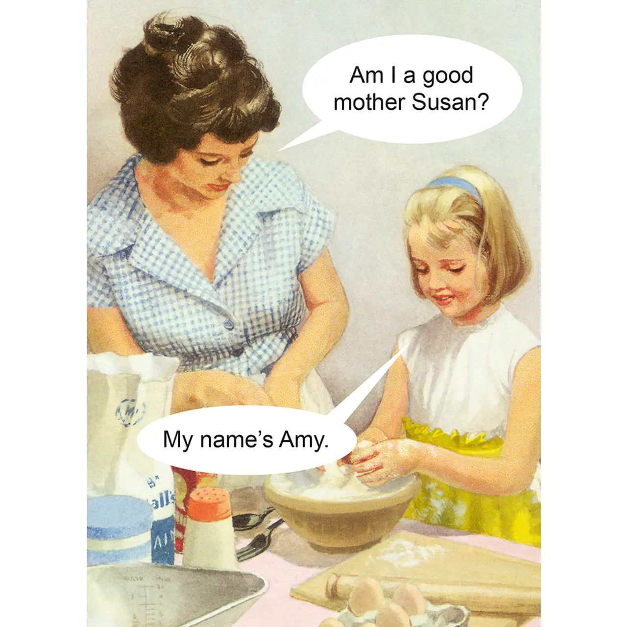Bad Mother Ladybird Card