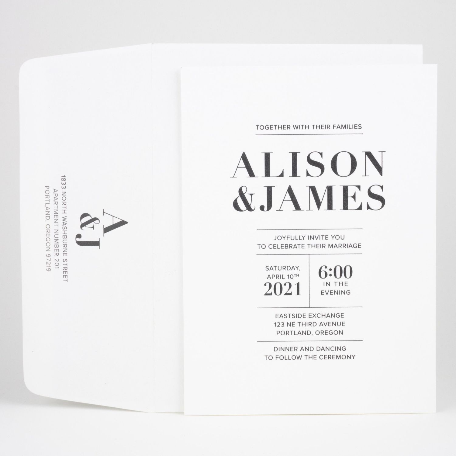Alison Wedding Invitation