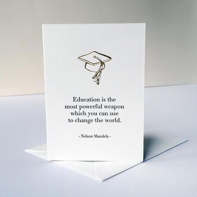 Change the World Graduation Card
