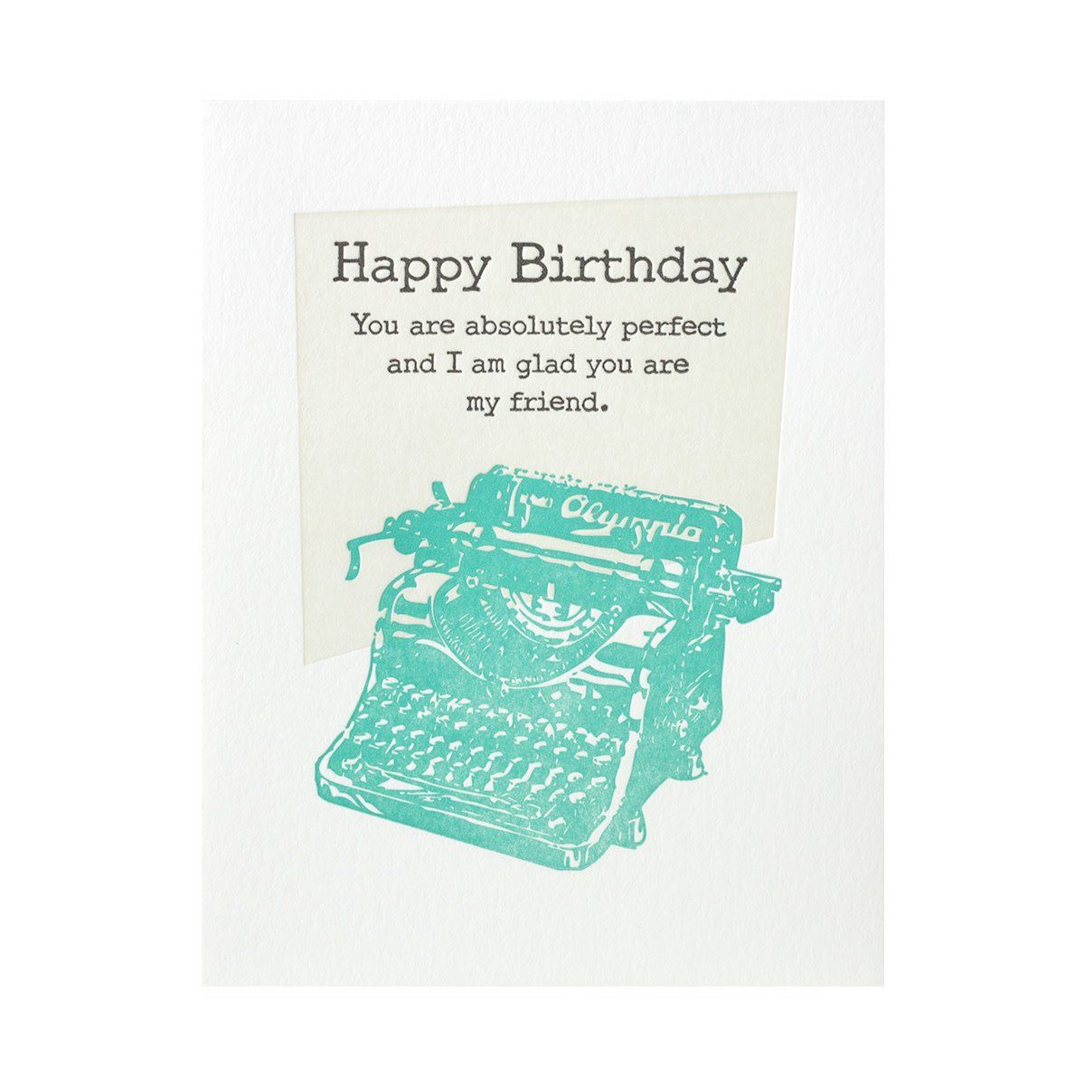 Happy Birthday Absolutely Perfect