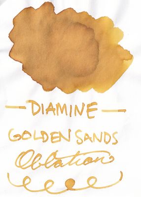 Diamine Shimmer Golden Sands Bottled Ink (50ml)