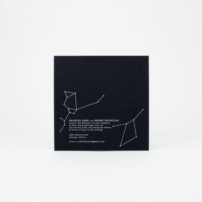Constellation Wedding Invitation