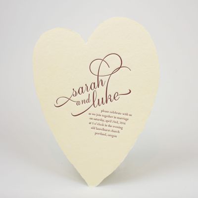 Saint Valentine Wedding Invitation