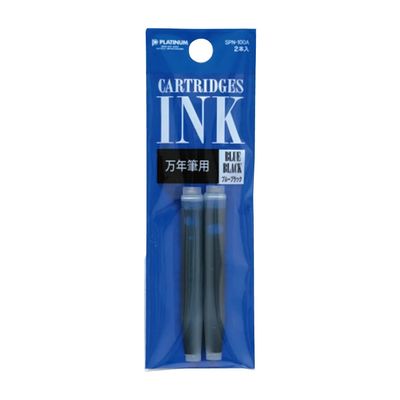 Platinum Preppy Ink Cartridges - Blue-Black (pack of 2)