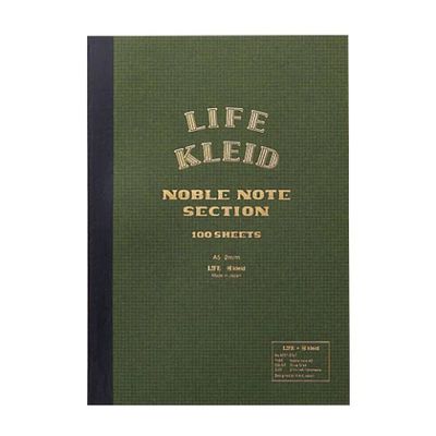 Kleid x Life Noble Note Olive A5 Olive Grid
