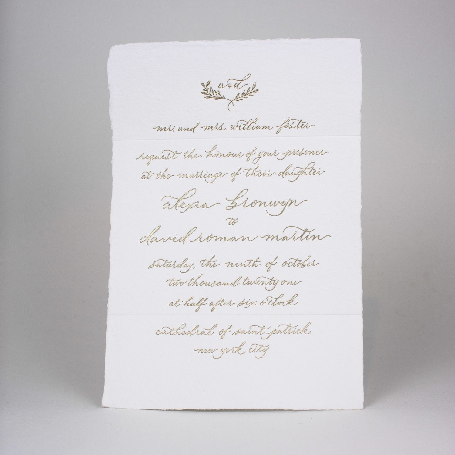 Alexia Wedding Invitation