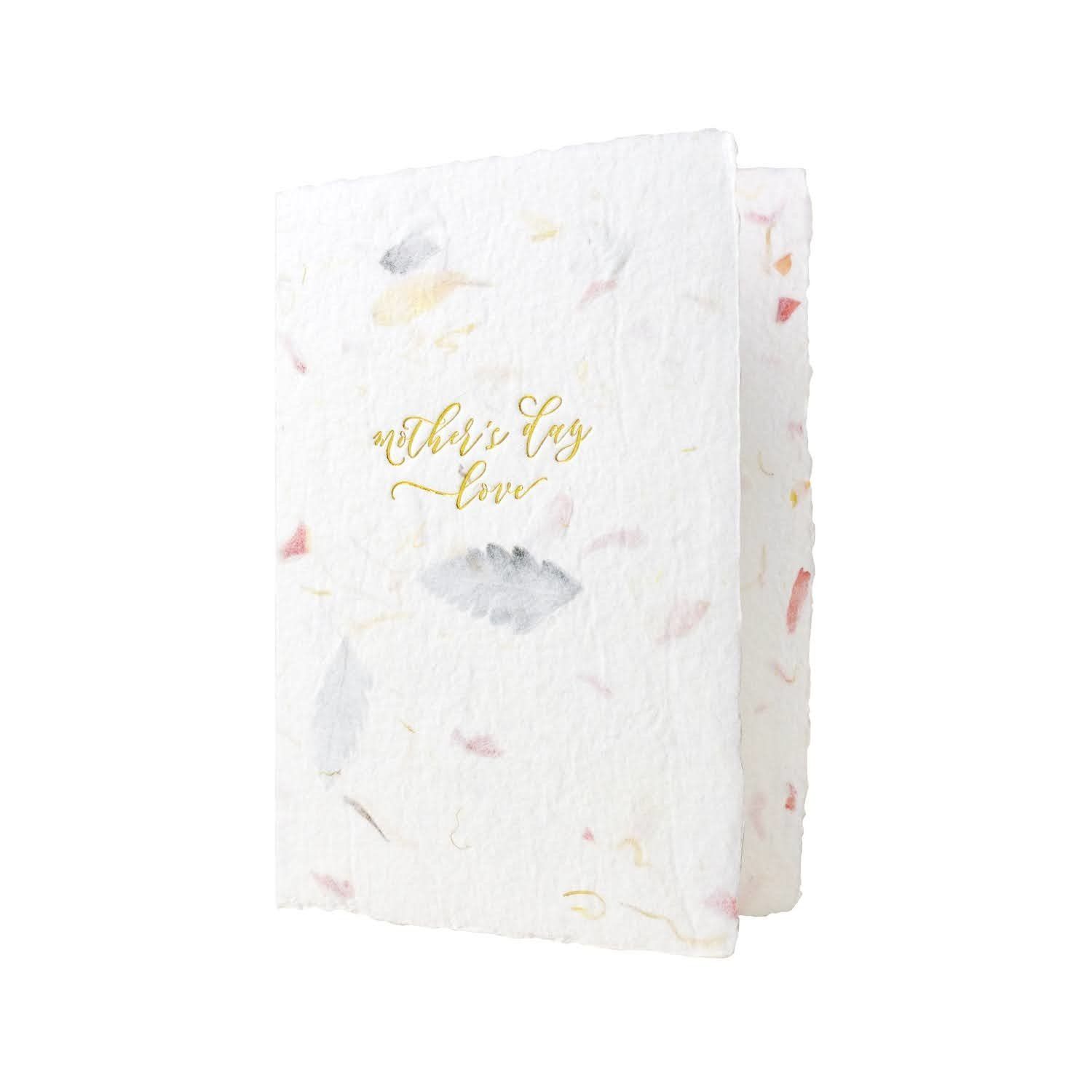 Mother's Day Love in Flowers Letterpress Card