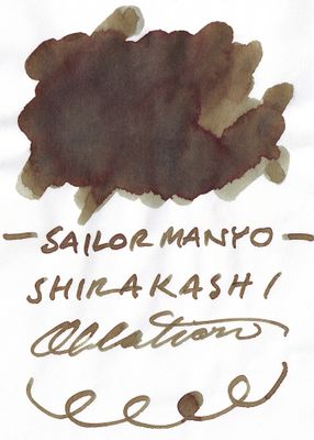Sailor Manyo Shirakashi Bottled Ink (50ml)
